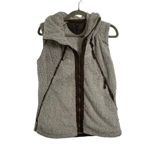 Kuhl Flight Vest Fuzzy Sherpa Full Zip Women's Size Large Gorpcore Outdoors